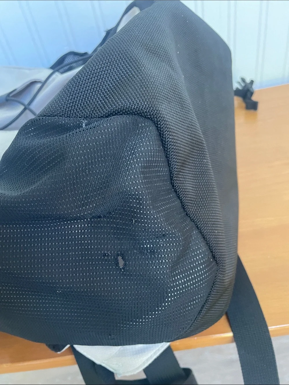 The North Face Borealis Backpack Light Gray & Black laptop sleeve